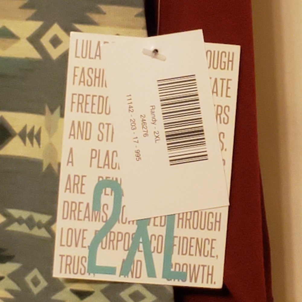 Lularoe Randy 2XL - Picture 2 of 3